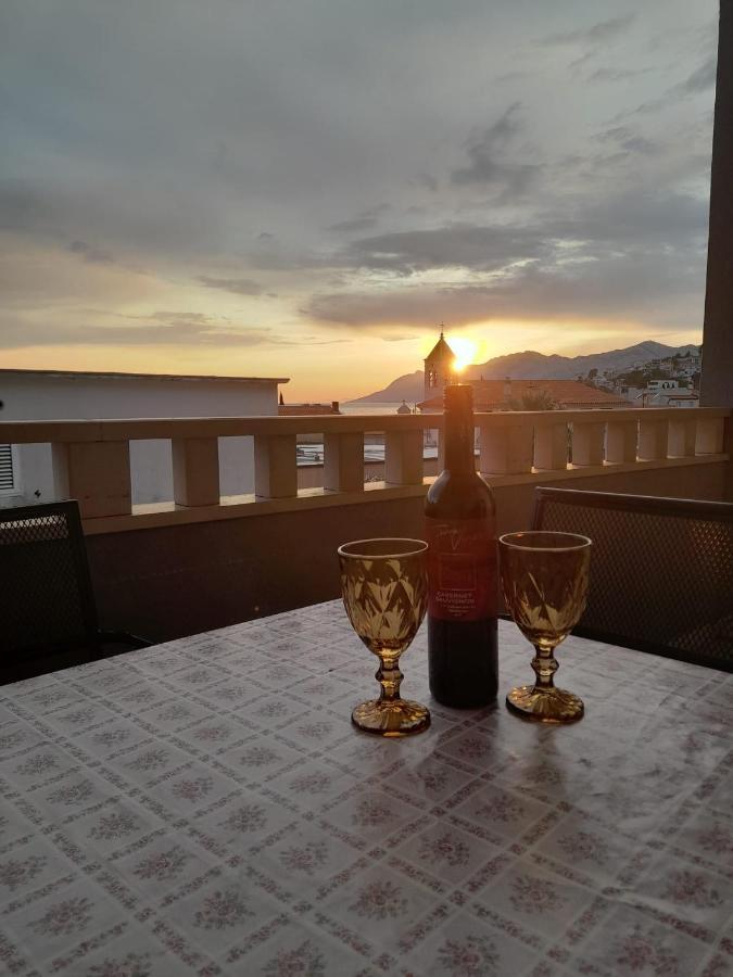 Apartments Boris Baška Voda Zewnętrze zdjęcie